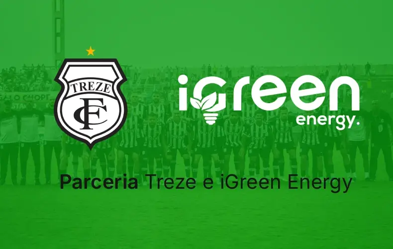 Parceria Treze Futebol Clube e iGreen Energy